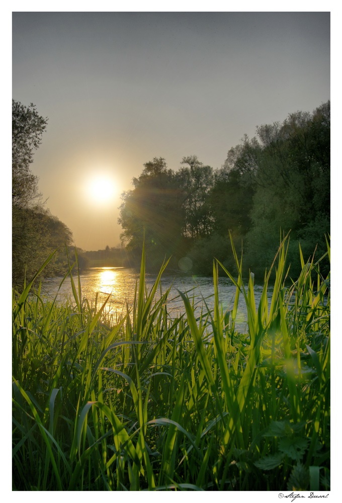 Lippe im Sonnenuntergang