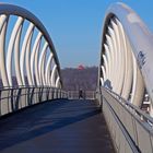 Lippeparkbrücke über den Kanal zwischen Hamm-Herringen und Hamm-Bockum-Hövel