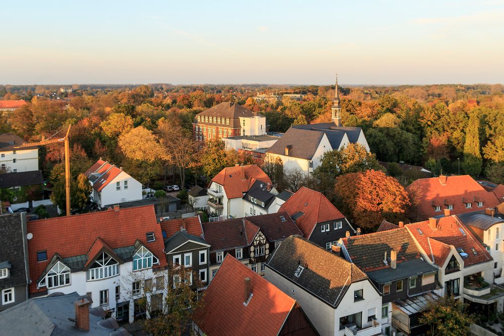 Lippstadt von oben.