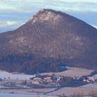 Lipska hora im Böhmischen  Mittelgebirge am zweiten Weihnachtsfeiertag