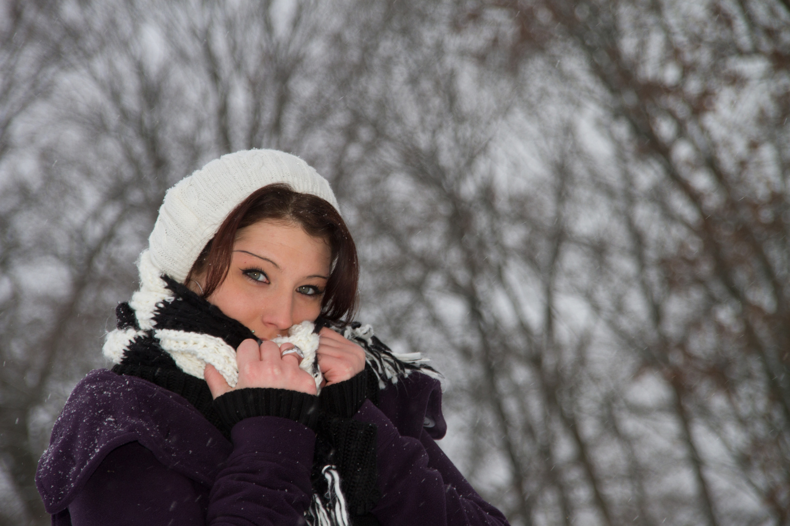 Lisa im Schnee