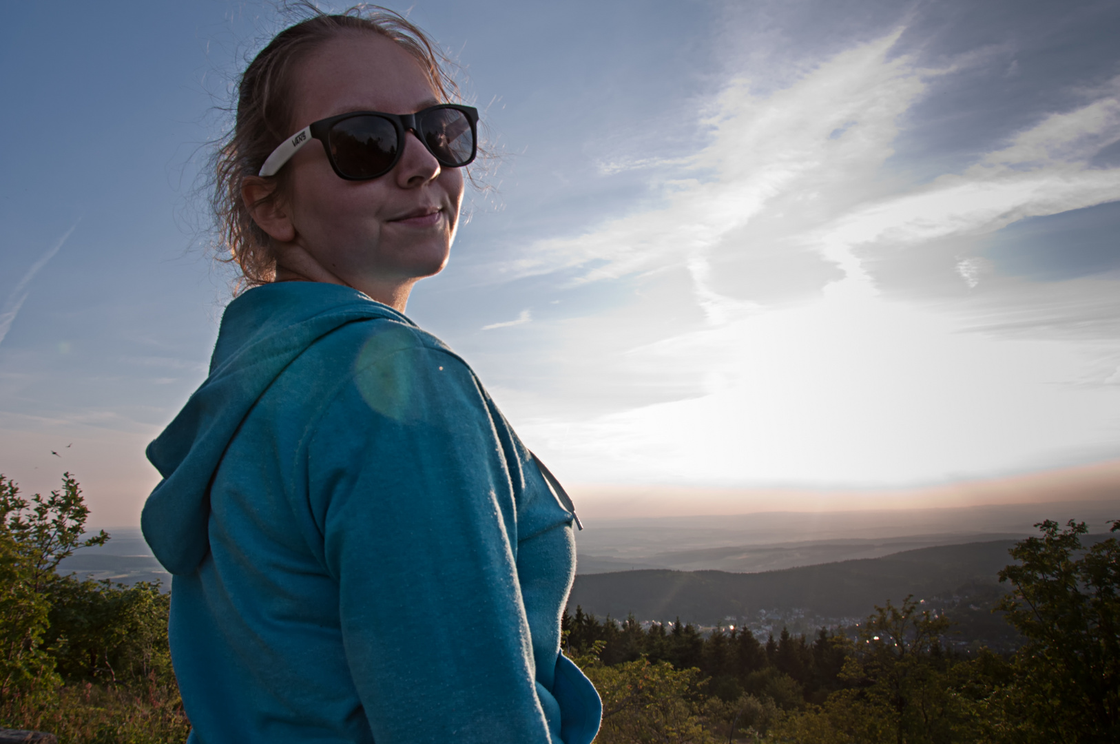 Lisa in der Abendsonne