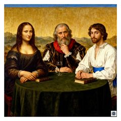 Lisa, Leonardo und Gian