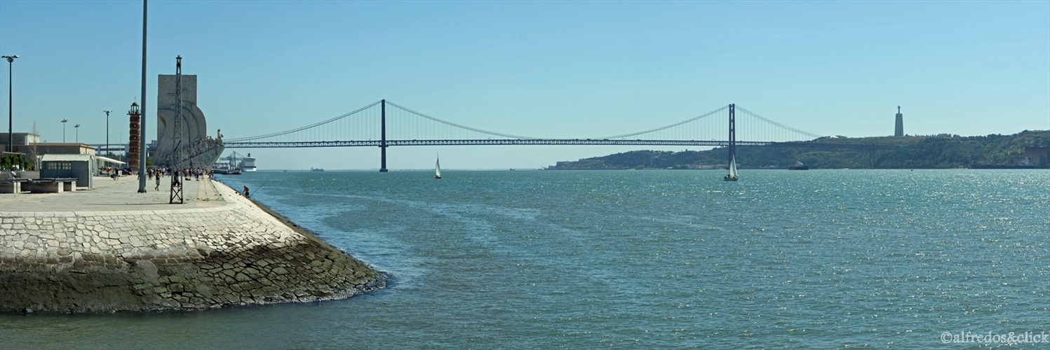 Lisabon,Brücke über dem Tejo