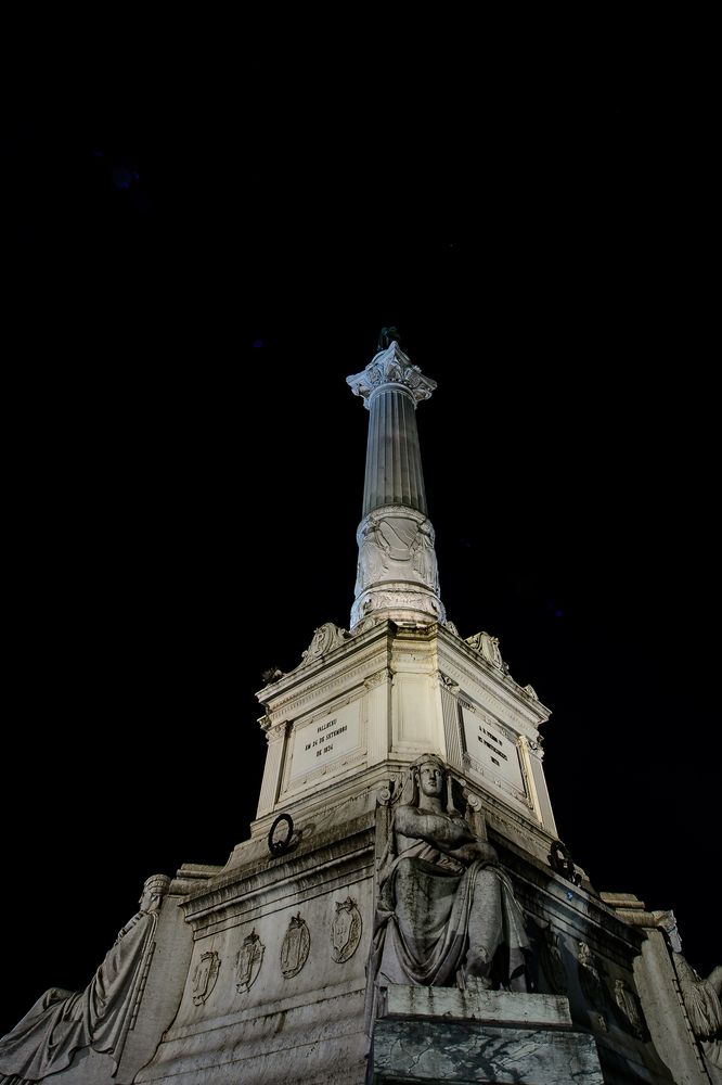 Lisboa by night - Denkmal Dom Pedro IV