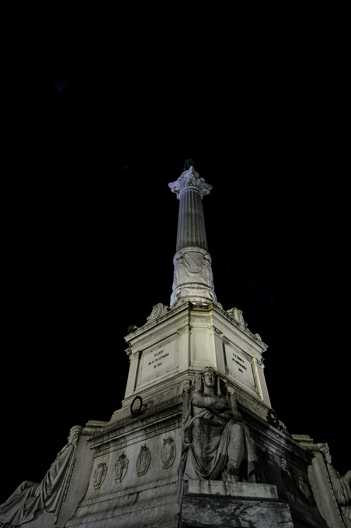 Lisboa by night - Denkmal Dom Pedro IV