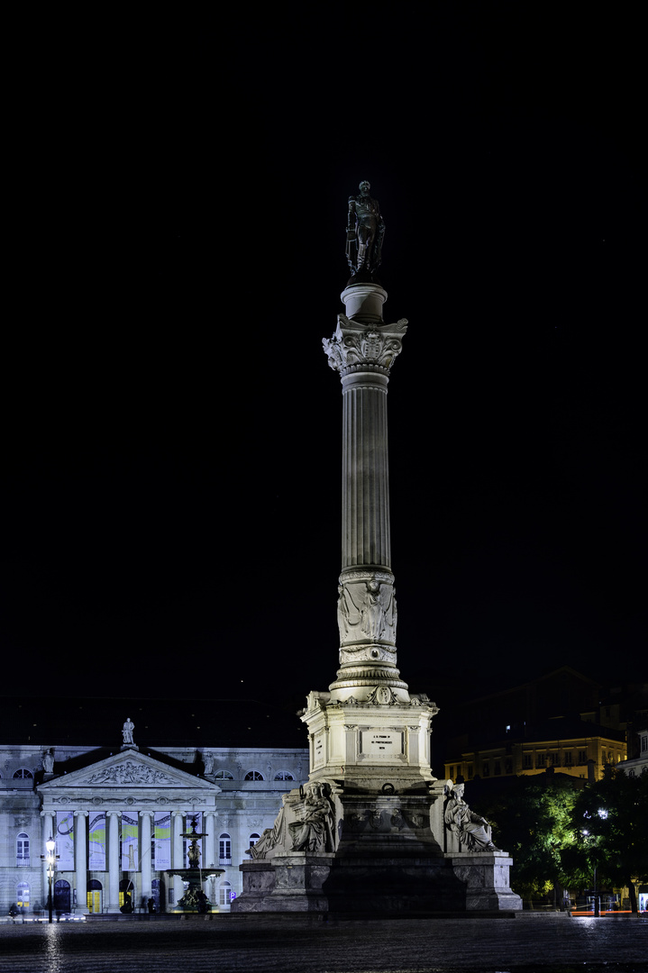 Lisboa by night - Praça de Dom Pedro IV