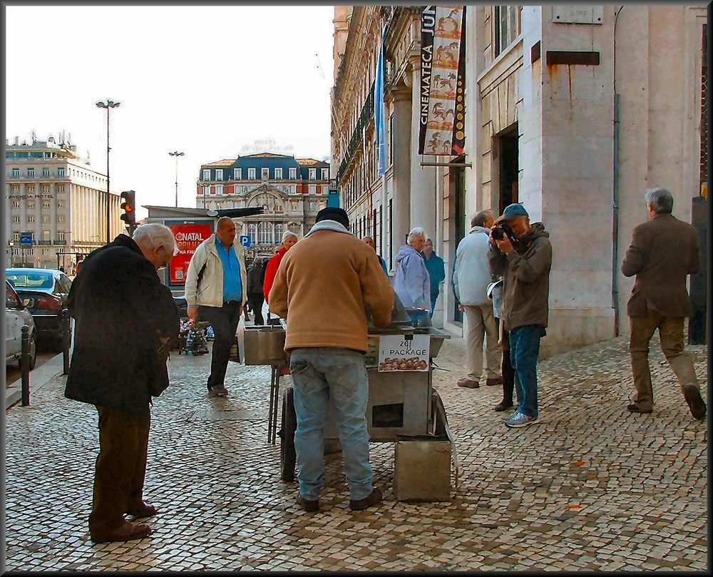 Lisboa fredda e senza sole