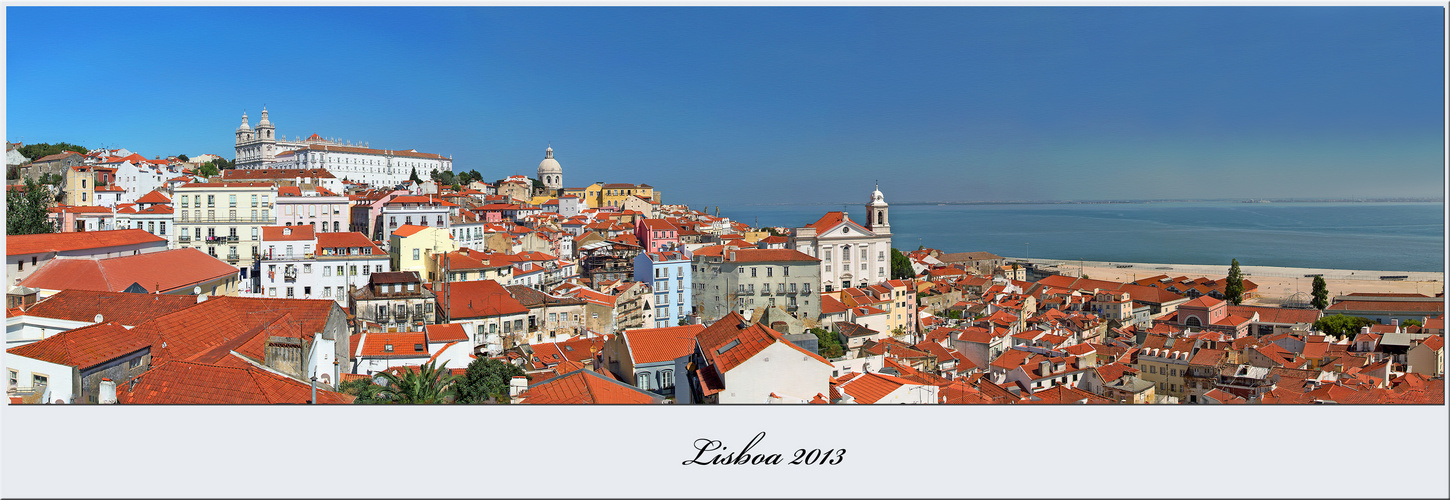 Lisboa - Teil einer Stadtansicht