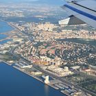 Lisboa vue d'avion