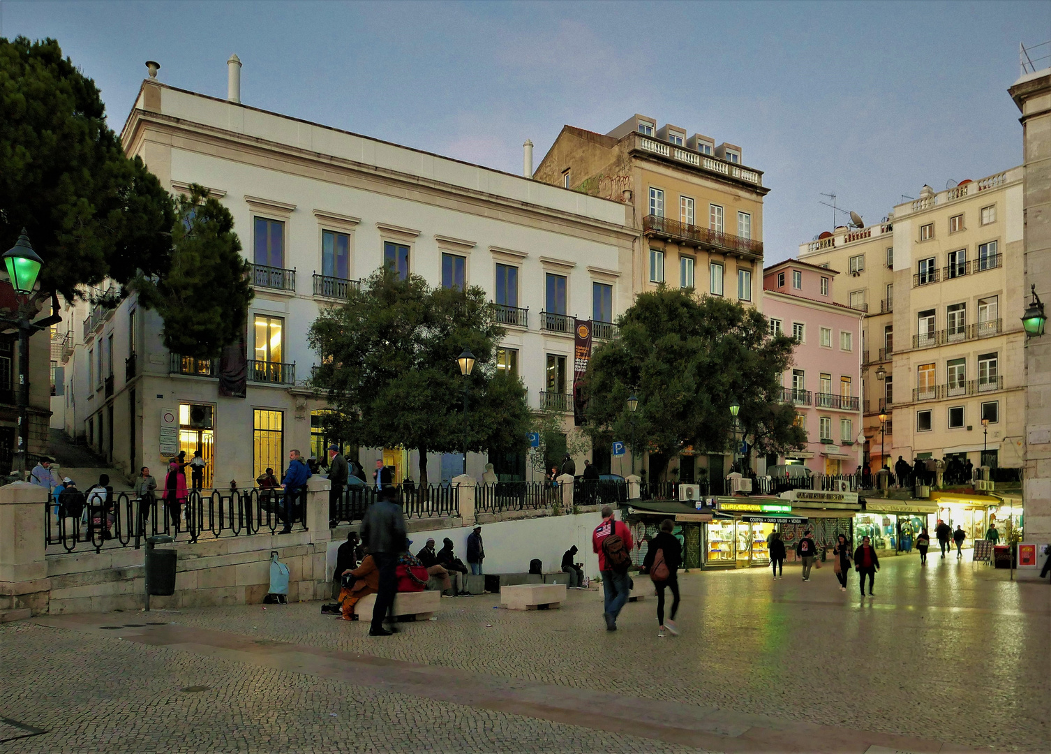 Lisbon at dusk