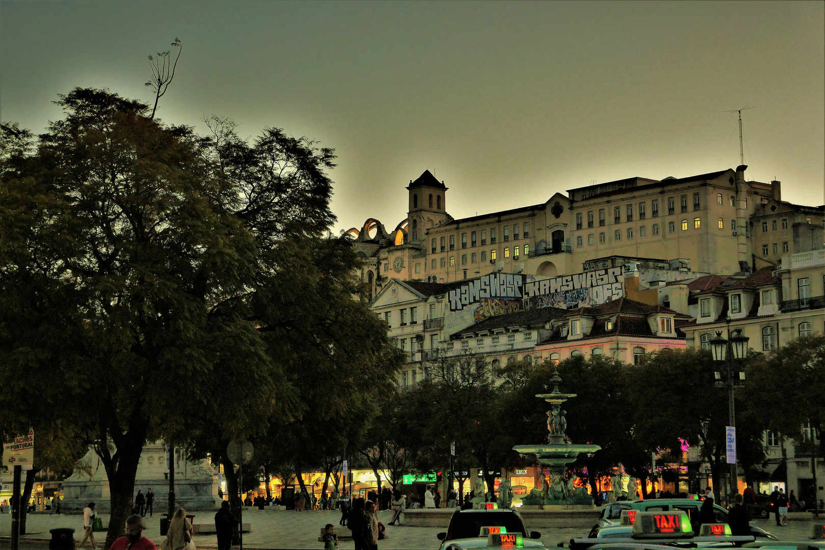 Lisbon at dusk