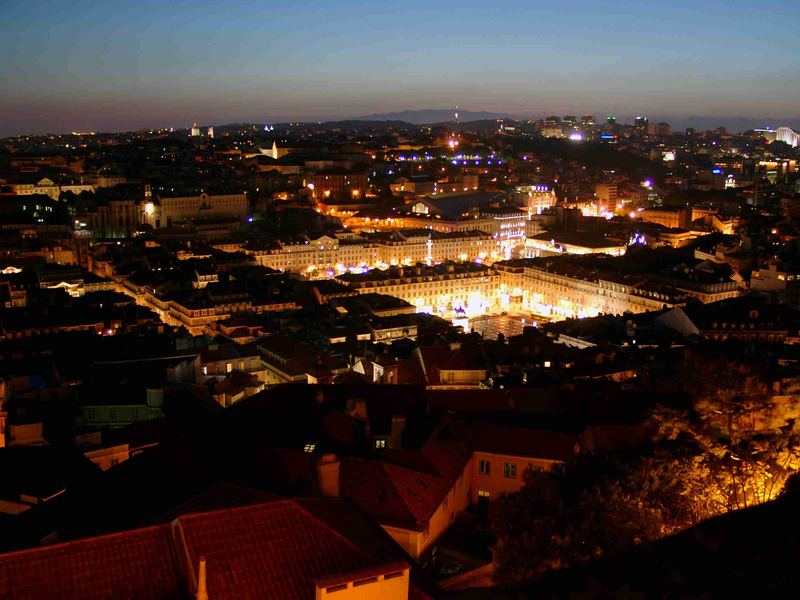 Lisbon by night