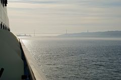 Lisbon in the morning haze