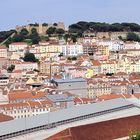 LIsbona...panoramica sull'Alfama..il castello si S.Giorgio e la Baixa..il cuore della città