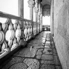 Lisbonne, tour de Belém, couloir extérieur.