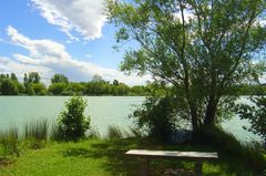 L’Isle Jourdain (Gers) Vue sur le lac - Blick auf den See