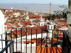 Lissabon, Aussicht auf den Flus