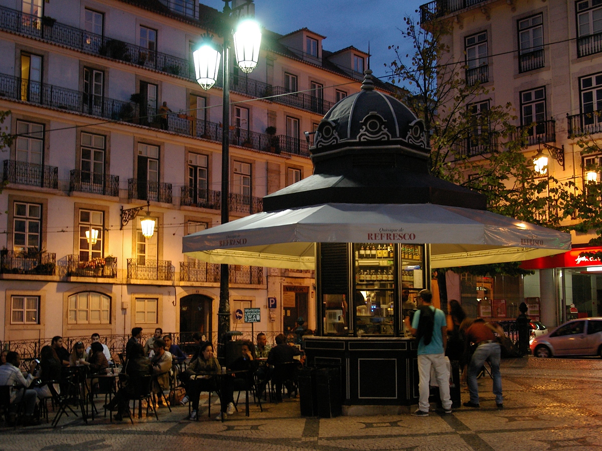 Lissabon - Bairro Alto am Abend