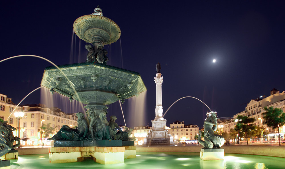 Lissabon bei Nacht