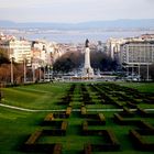 Lissabon: Blick auf den Stadtkern mit dem Tejo im Hintergrund