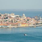 Lissabon - Blick auf die Altstadt und den Tejo