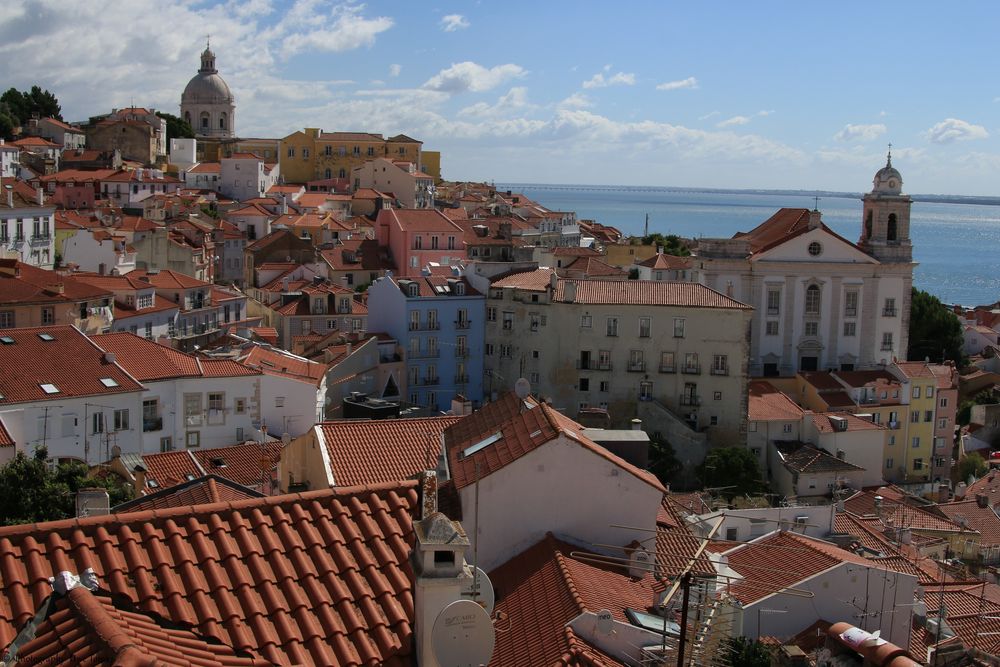 Lissabon, Blick vom Elevador Santa Justa