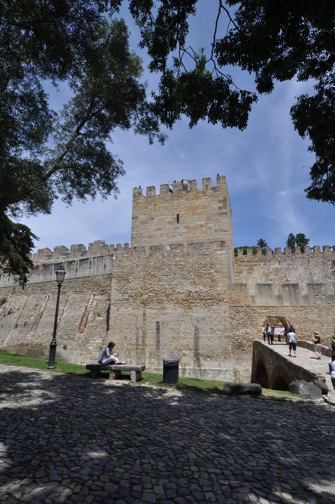 Lissabon . Castelo