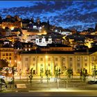  ... Lissabon ( die Alfama ) zur Blauen Stunde...