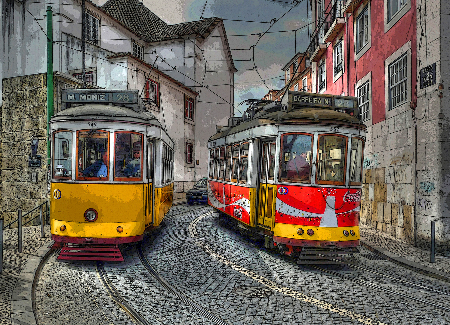 Lissabon "Die berühmte 28" (HDR)