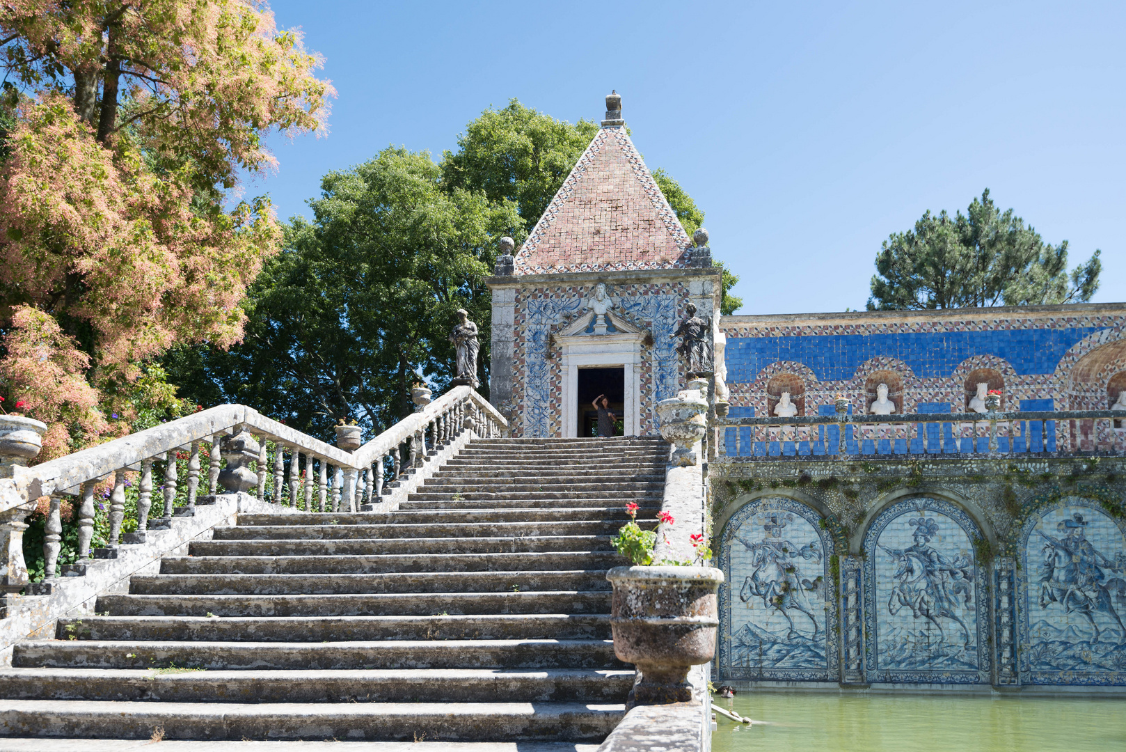 Lissabon Garten des Palácio Fronteira