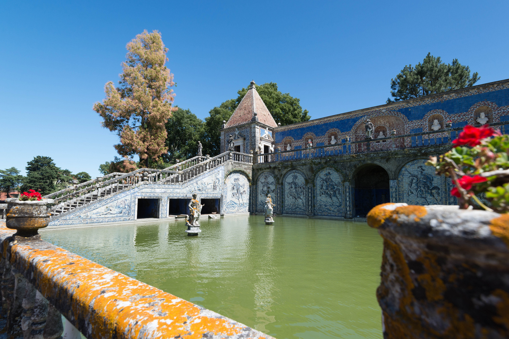 Lissabon Garten des Palácio Fronteira