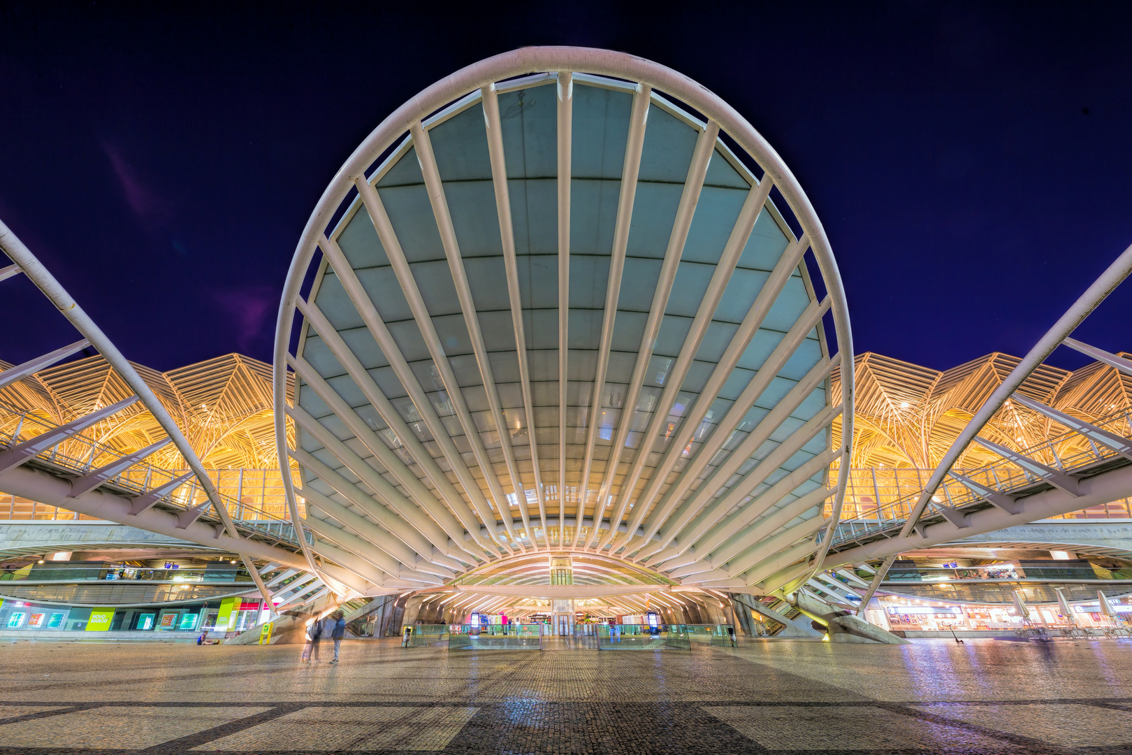 Lissabon "Oriente" Der Haupteingang