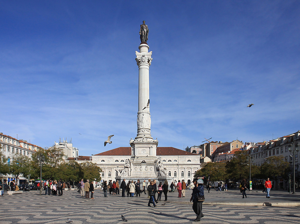 Lissabon - Praca Dom Pedro IV - Rossio - 2