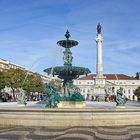 Lissabon , Praca Dom Pedro IV - Rossio