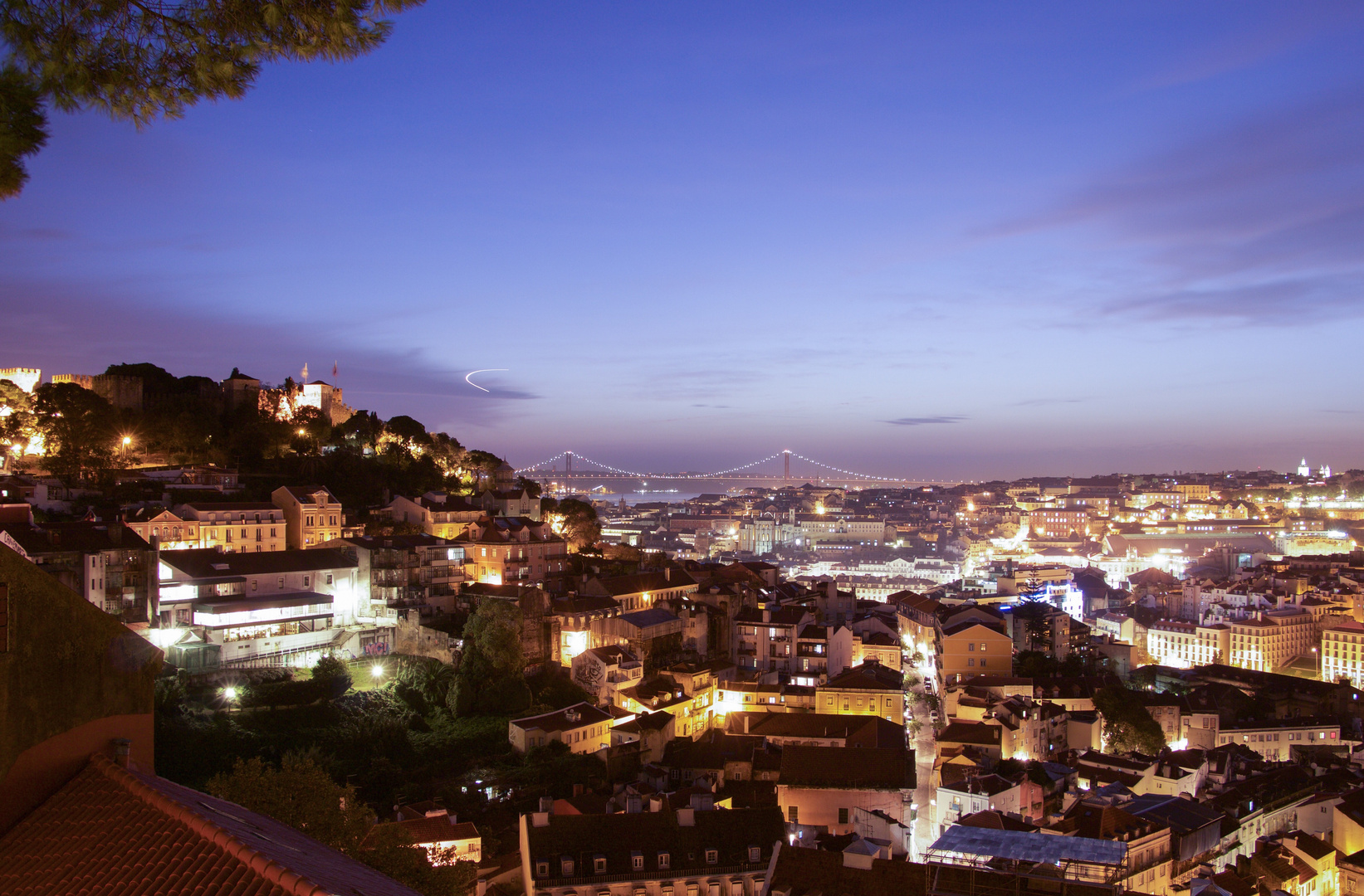 Lissabon vom Aussichtspunkt Miradao da Graça