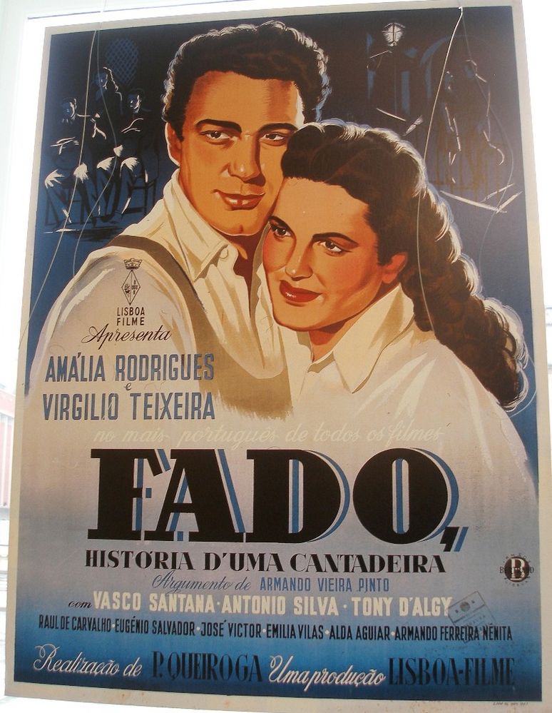 Lissabon_altes Plakat für ein Fado-Konzert