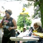 listening to a street jazz session in new york 2