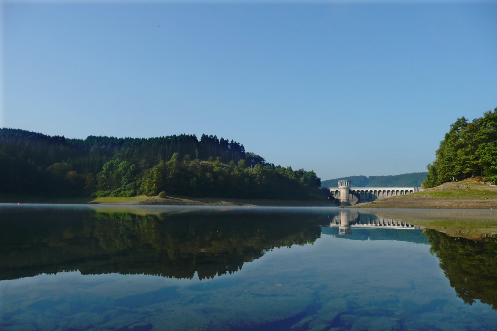 Listertalsperre am frühen Morgen