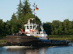 Litauischer Schlepper SMIT NIDA auf dem Nord-Ostsee-Kanal