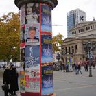 Litfasssäule Alte Oper /Frankfurt