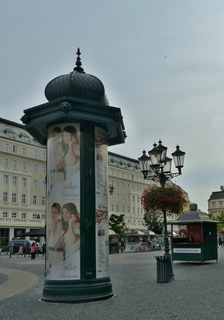 Litfaßsäule in Bratislava