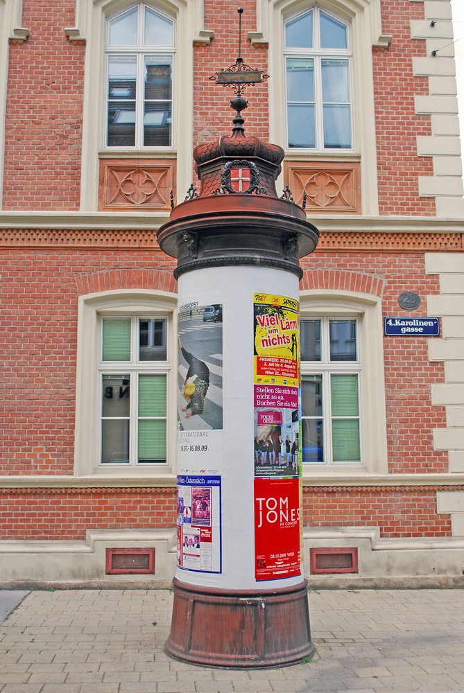 Litfaßsäule in Wien