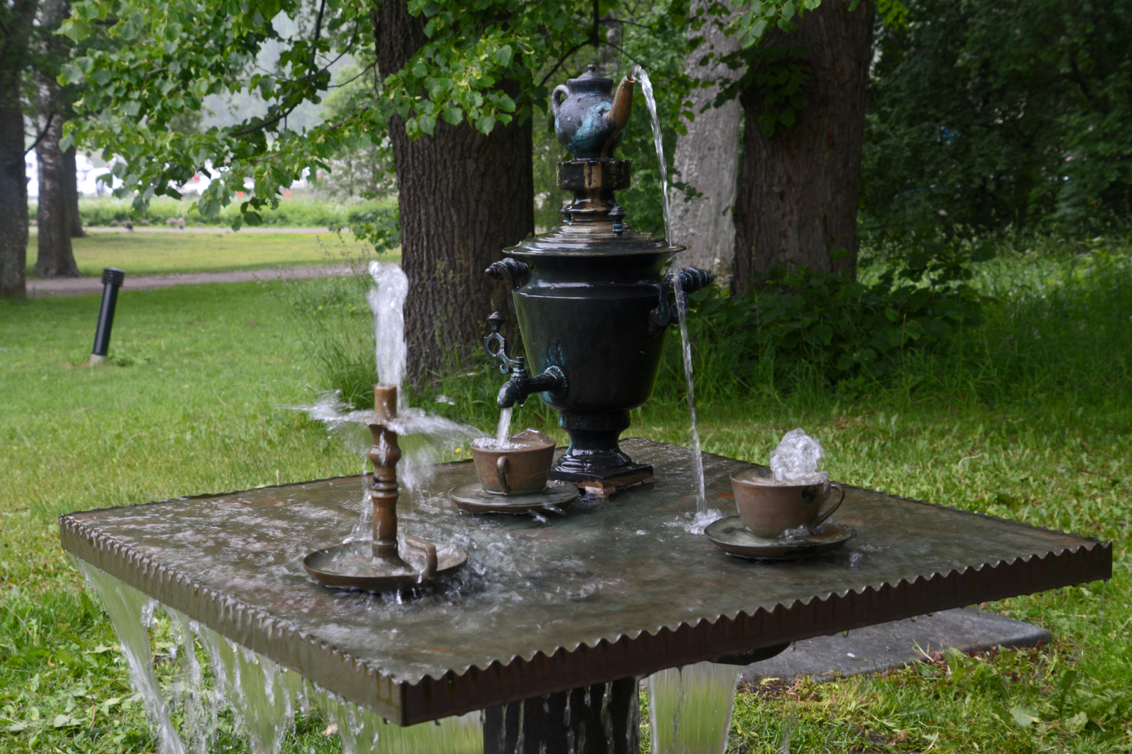 Litle fountain on the Park