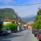 Litochoro Blick auf Berge und olymp. Nationalpark