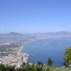 litorale di Aspra visto da monte Catalfano