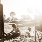 little aborigine girl