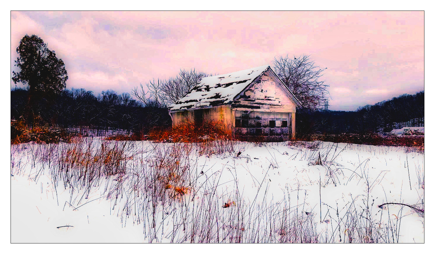 Little Barn in the Morning Light