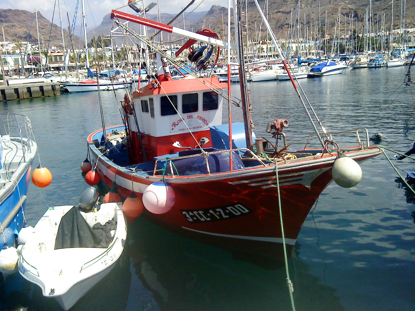 little boat in Cran Canaria