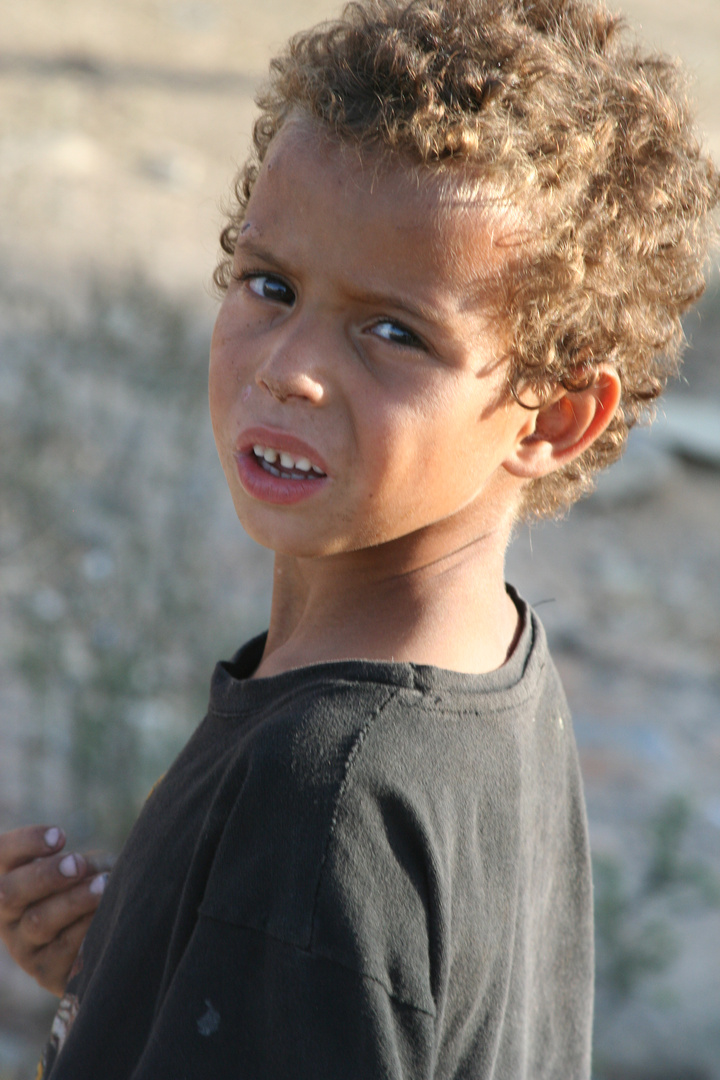 Little boy in Morocco